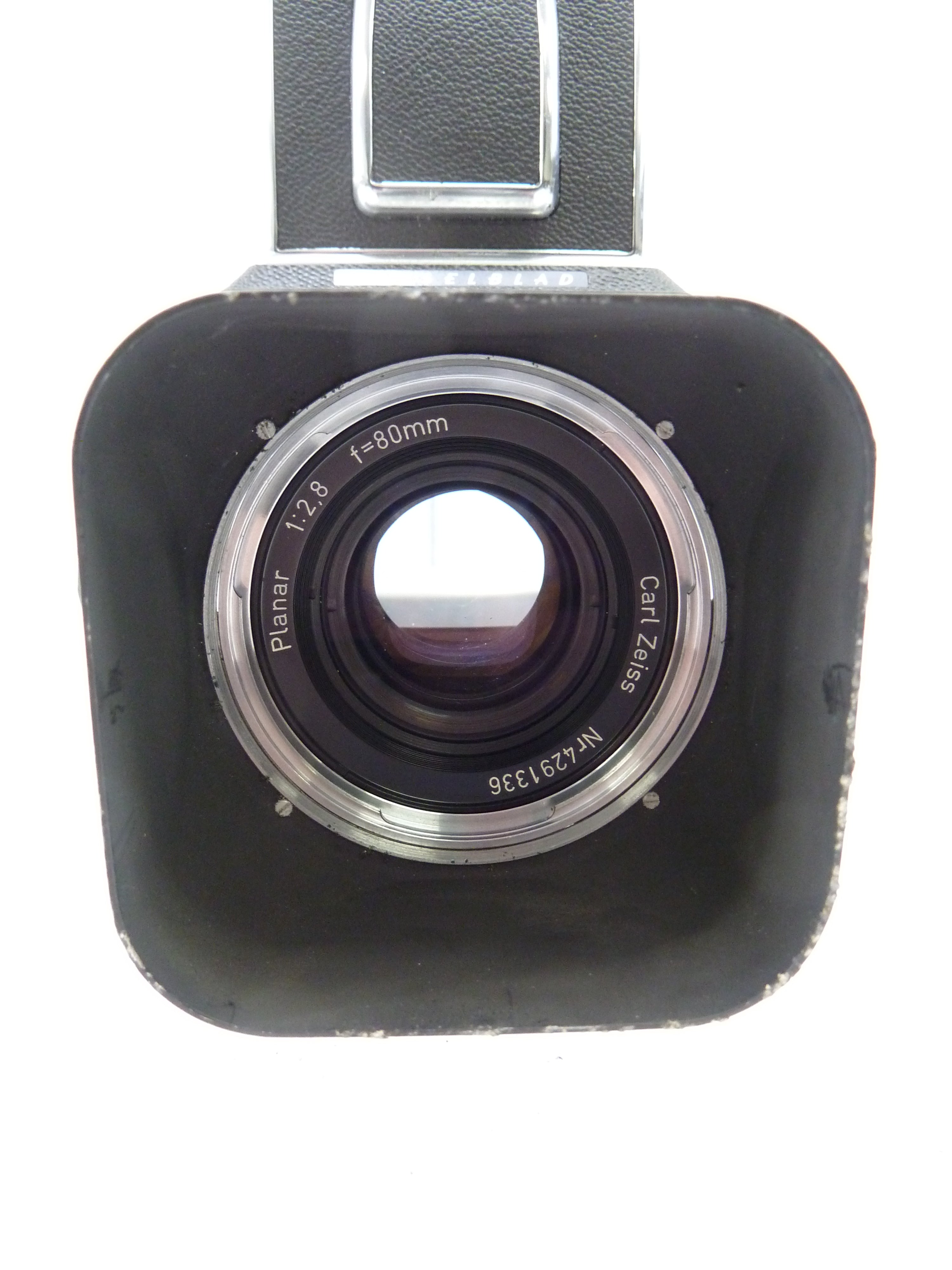 Hasselblad 500C Camera Outfit with 80MM F2.8, 120 Film Back, and WLF