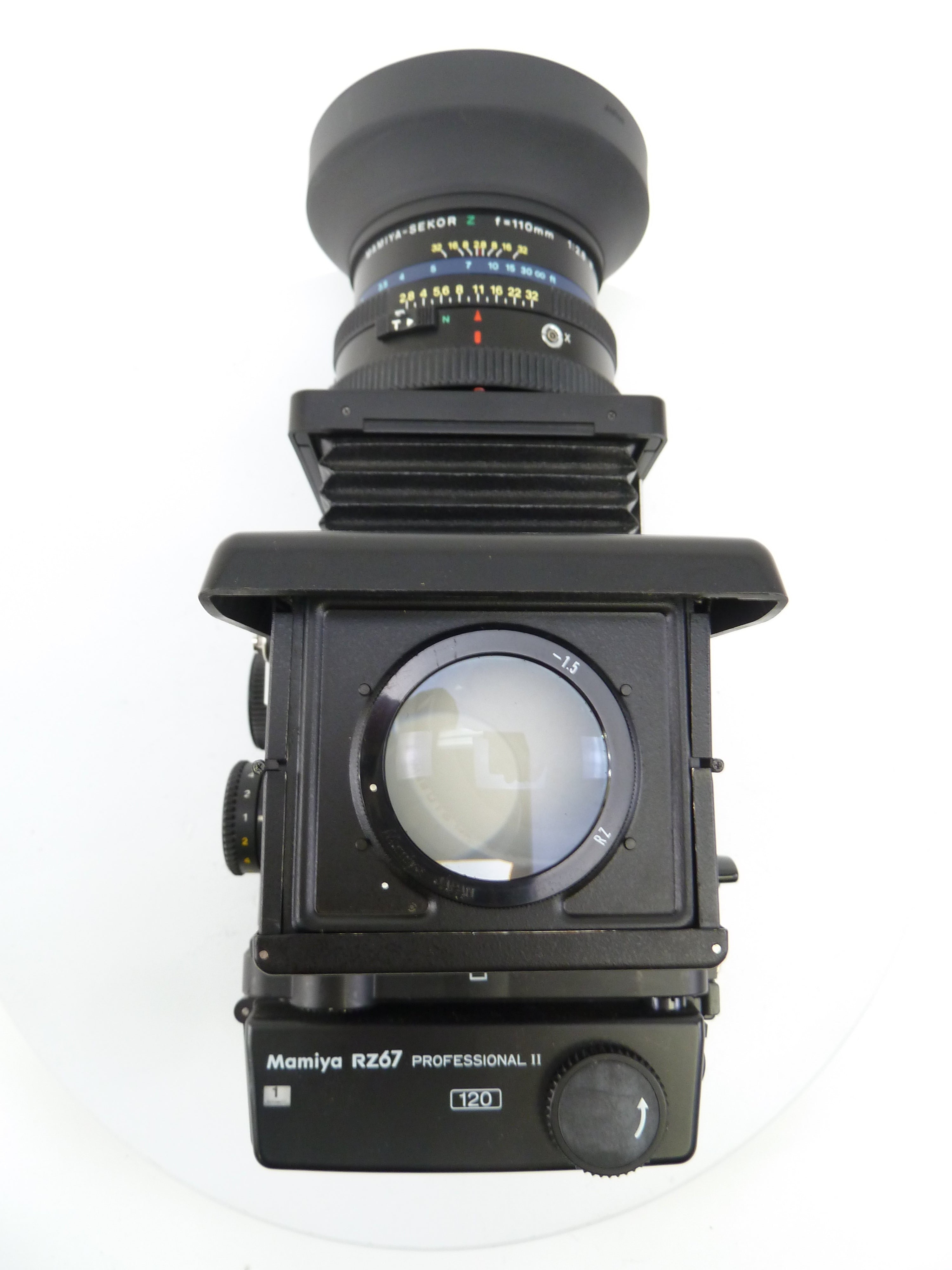 Mamiya RZ67 Pro Camera Outfit with 110MM f2.8 W Lens, Pro II 120 Back, and WLF