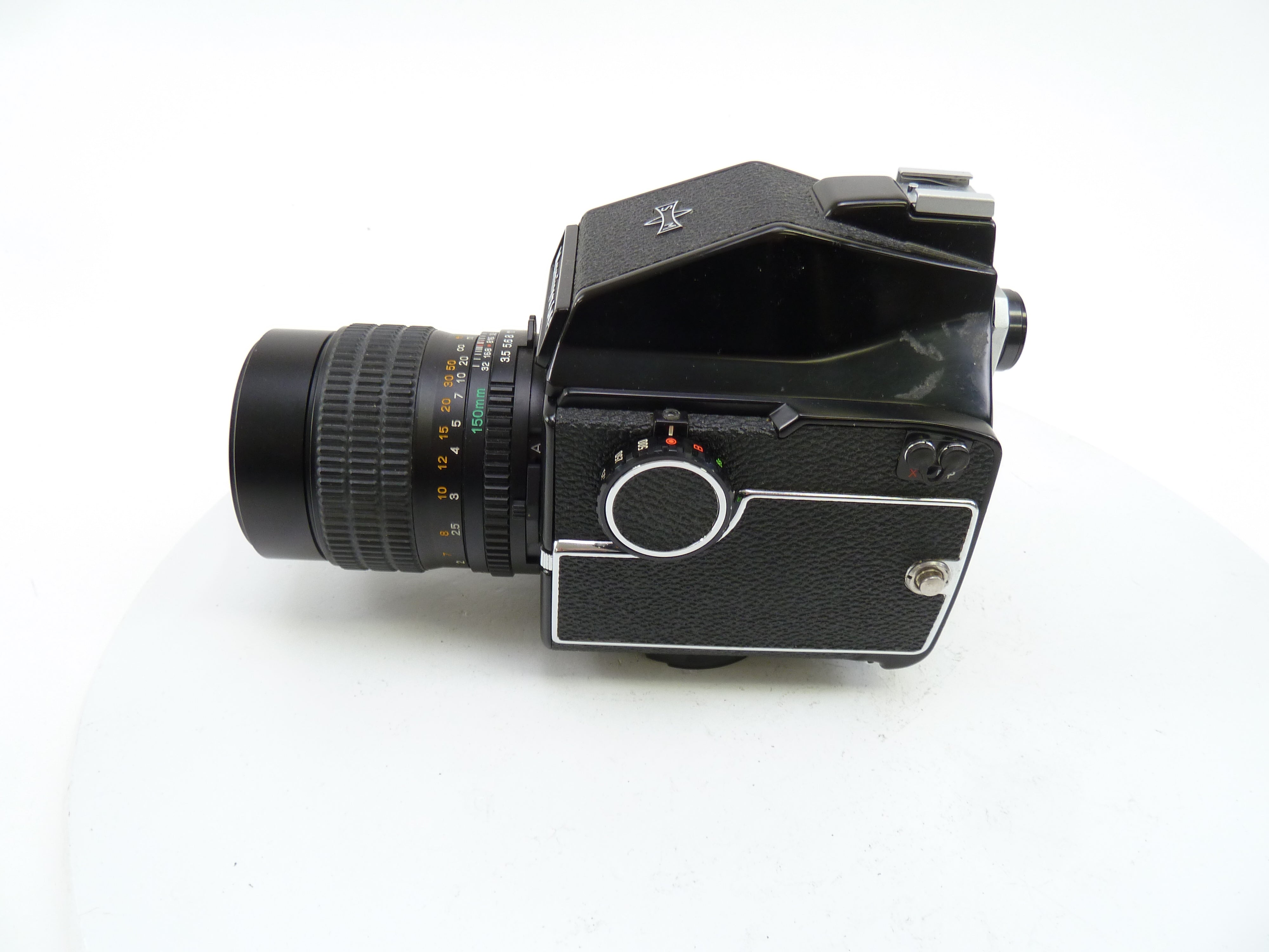 Mamiya M645 Camera Outfit with 150MM f3.5 N Lens and Prism Finder