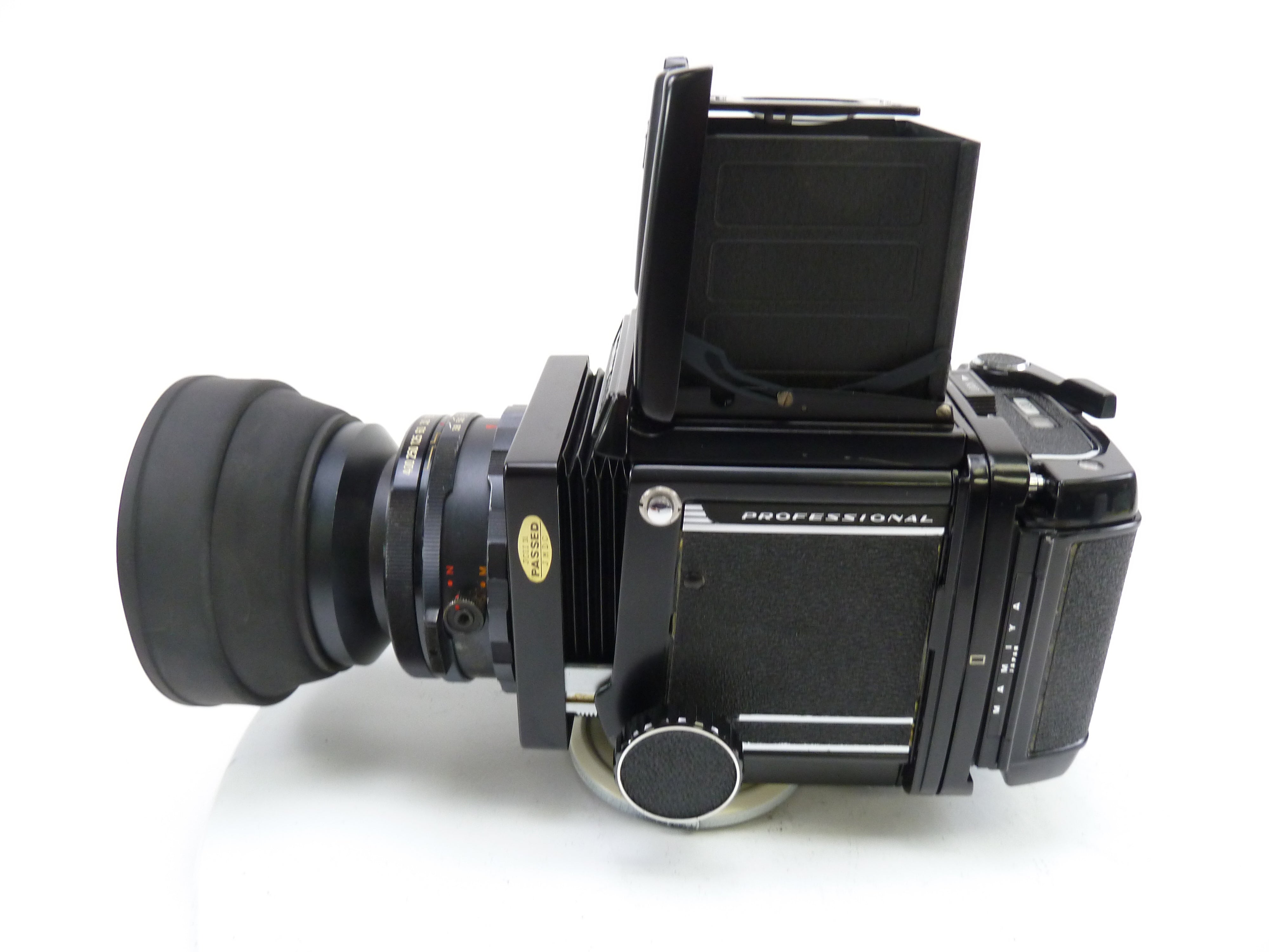 Mamiya RB67 Camera Outfit with 127MM F3.8 Lens, 120 Back, and WLF