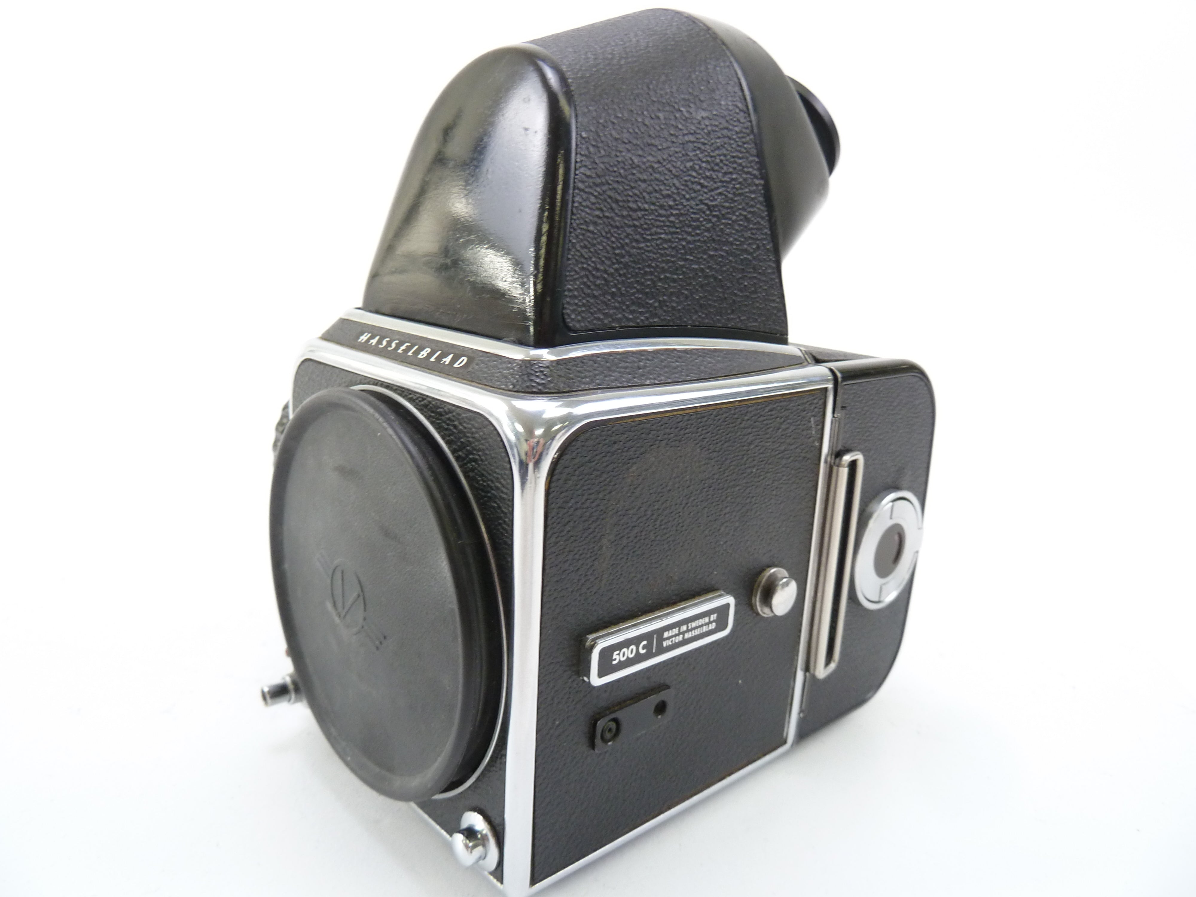 Hasselblad 500C Medium Format 6x6cm SLR Camera with Prism Finder and 120 Back