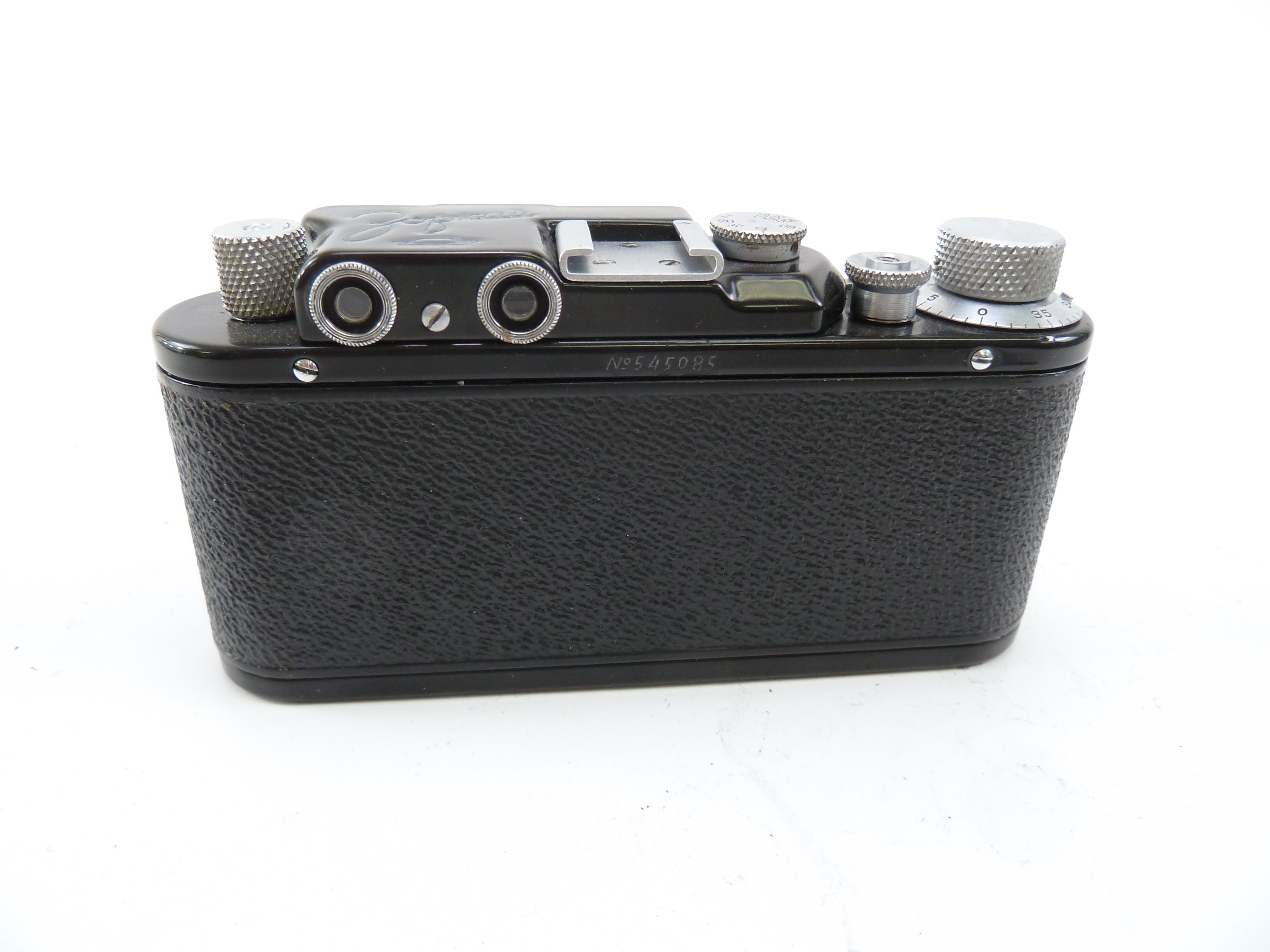 Zorki Type 1D Zopkuu Black Body with nhayctap-22 50MM f3.5 lens