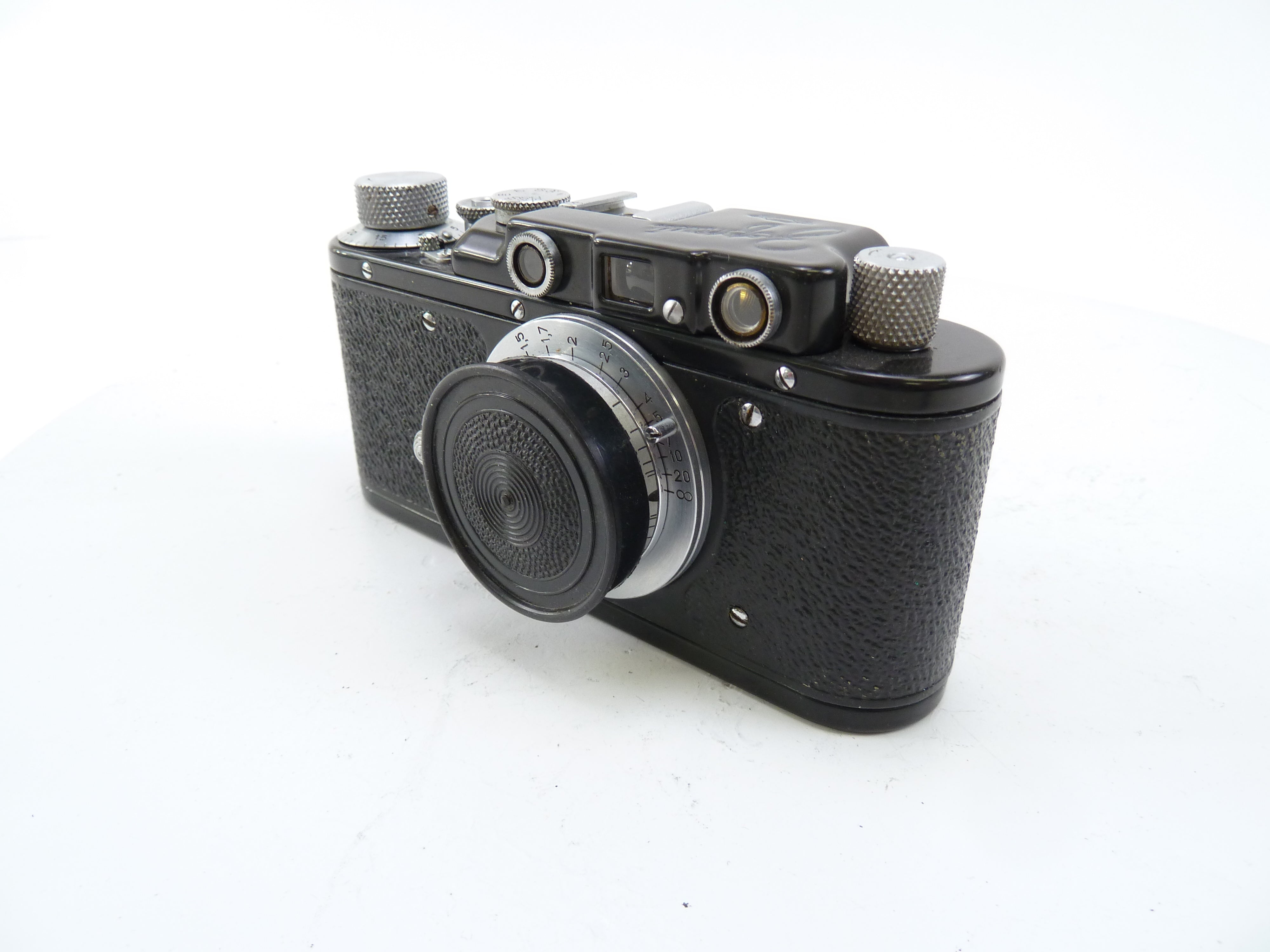 Zorki Type 1D Zopkuu Black Body with nhayctap-22 50MM f3.5 lens