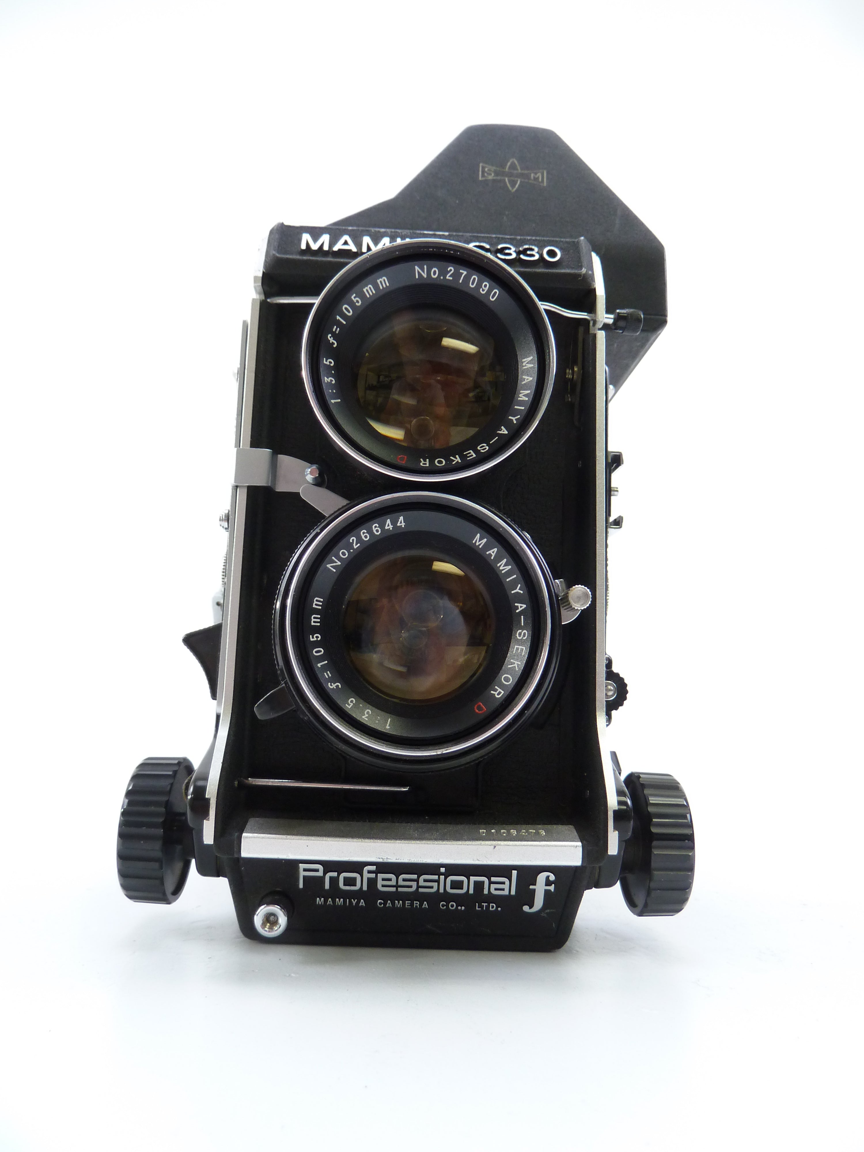 Mamiya C330F Camera Outfit with 105MM F3.5D Lens and Poro Finder