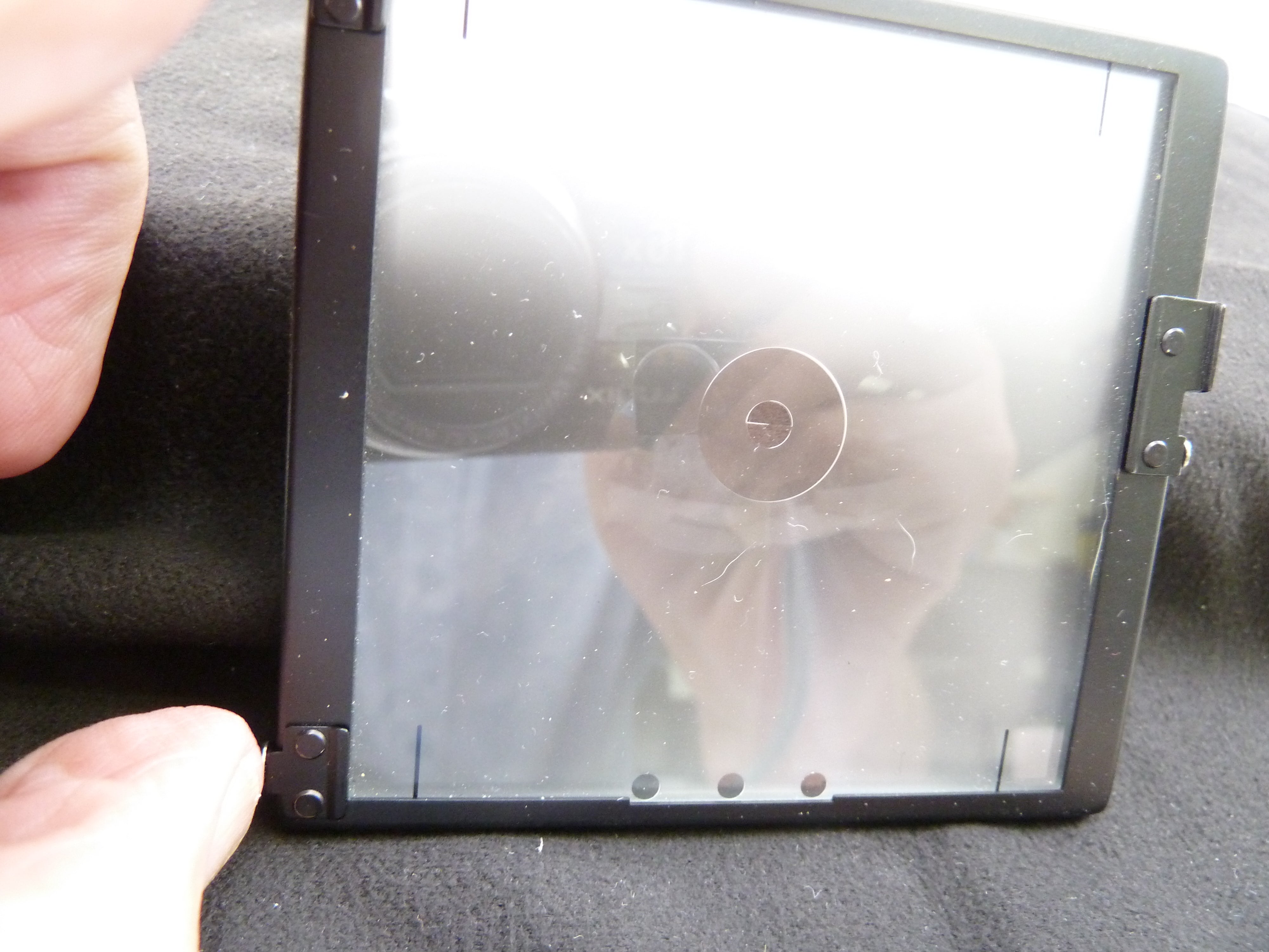 Mamiya RZ67 Horizontal Split Image with Micro Prism Focusing Screen