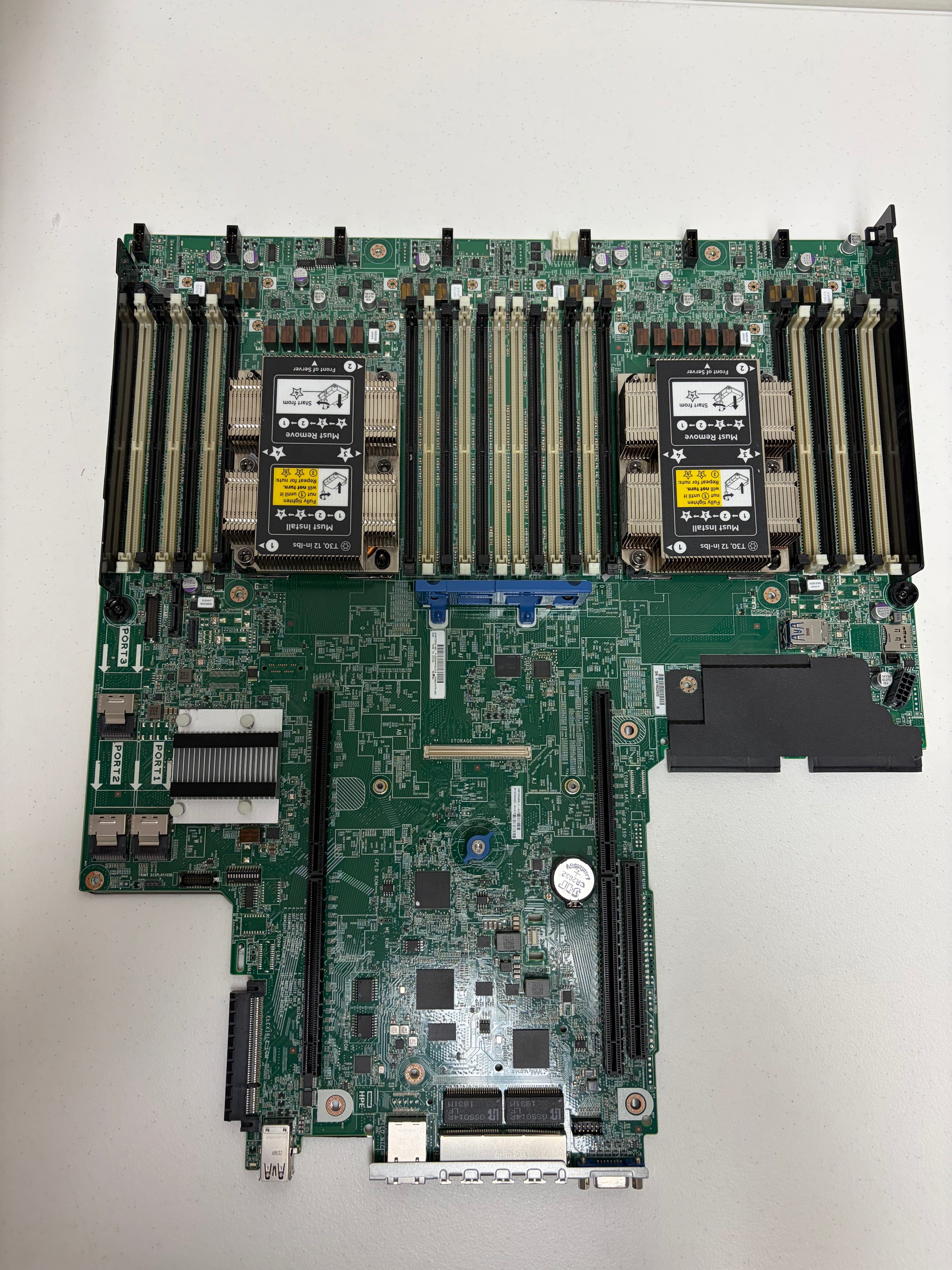 HPE 875552-001 - DL360 Gen10 Motherboard Label Detail | Alo Tech Solutions