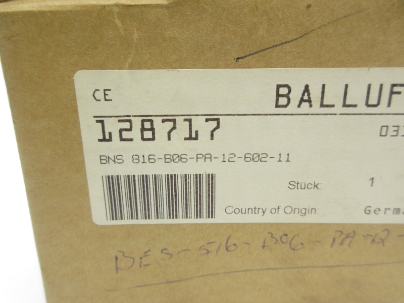 BALLUFF BNS816-B06-PA-12-602-11 128717 NSMP