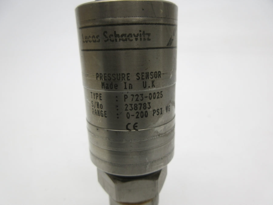 LUCAS SCHAEVITZ P723-0025 200PSI NSNP
