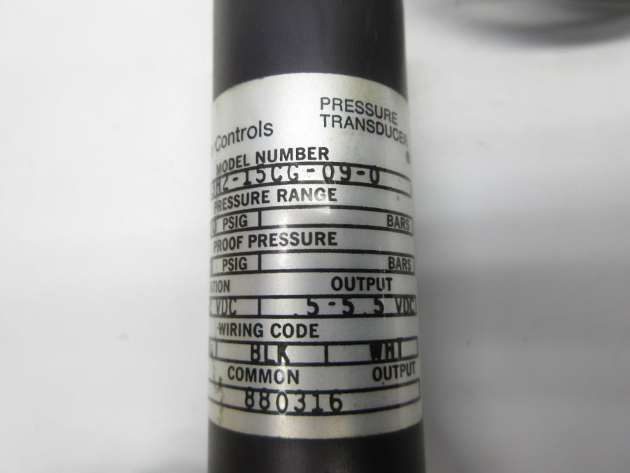 BARKSDALE CONTROLS 303H2-15CG-09-0 12-32VDC 5000PSI NSNP