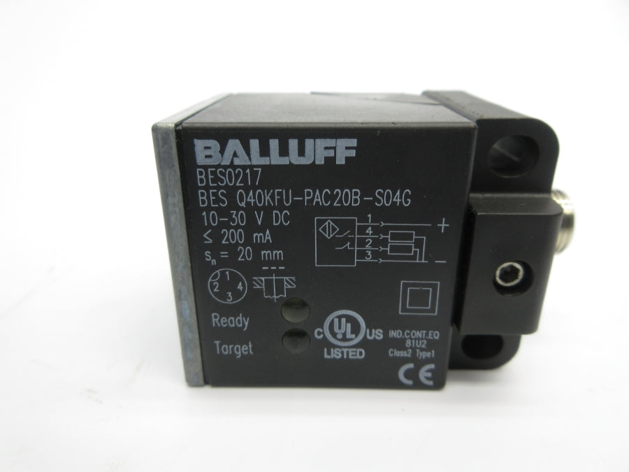 BALLUFF BESQ40KFU-PAC20B-S04G BES0217 10-30VDC NSNP