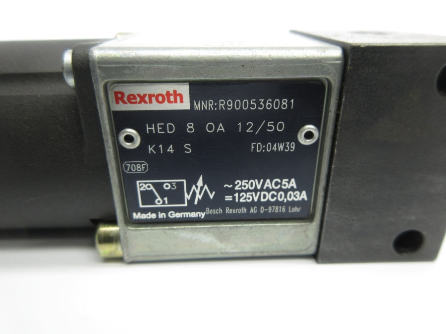 REXROTH R900536081 HED8OA12/50 250VAC 5A NSNP