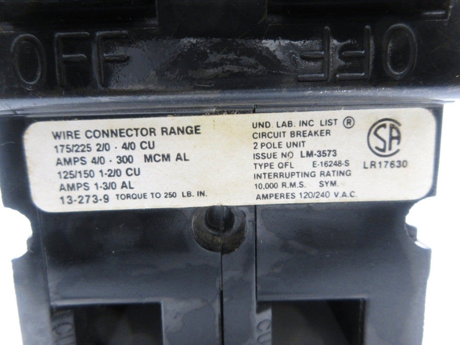 SYLVANIA QFL2200 120/240VAC 200A NSNP