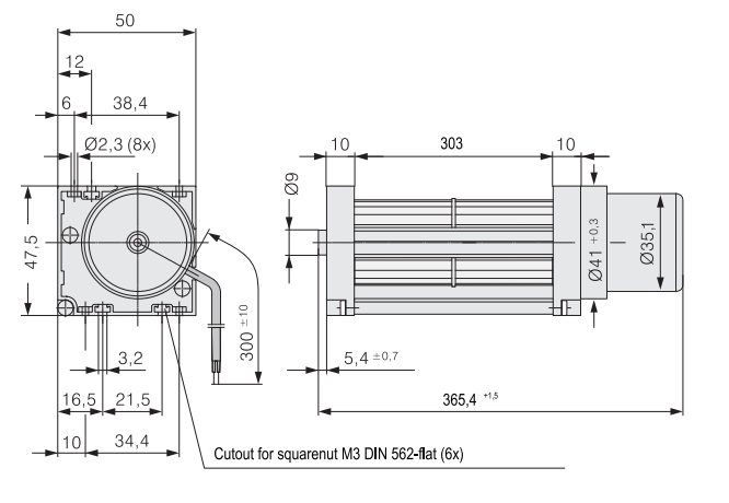QG030-303/14 ebm papst Blower Fan 24V 8.7W