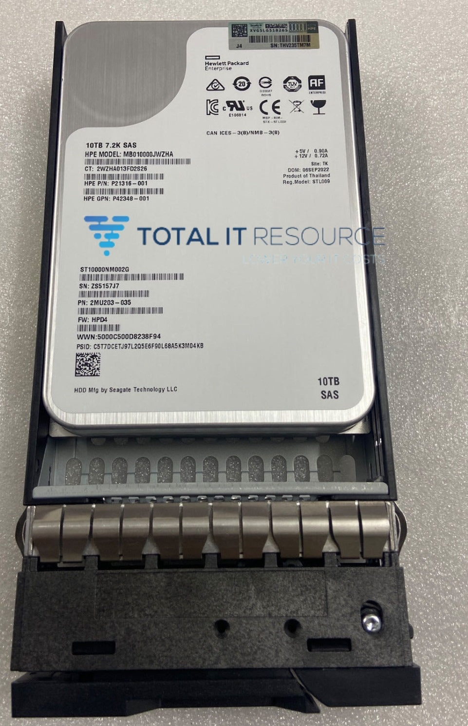 R0Q60A HPE MSA 10TB SAS 7.2K LFF M2 HDD