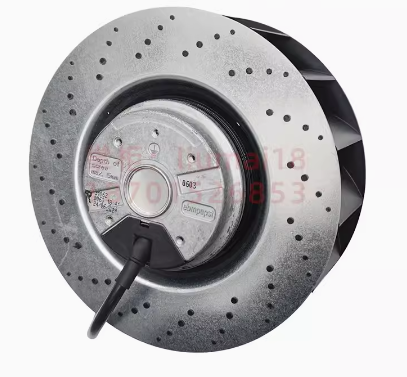 R2E180-AT06-15 Fan Motorized Impellers 230VAC Round - 180mm Dia Ball 4 Wire Leads with Splice Terminals