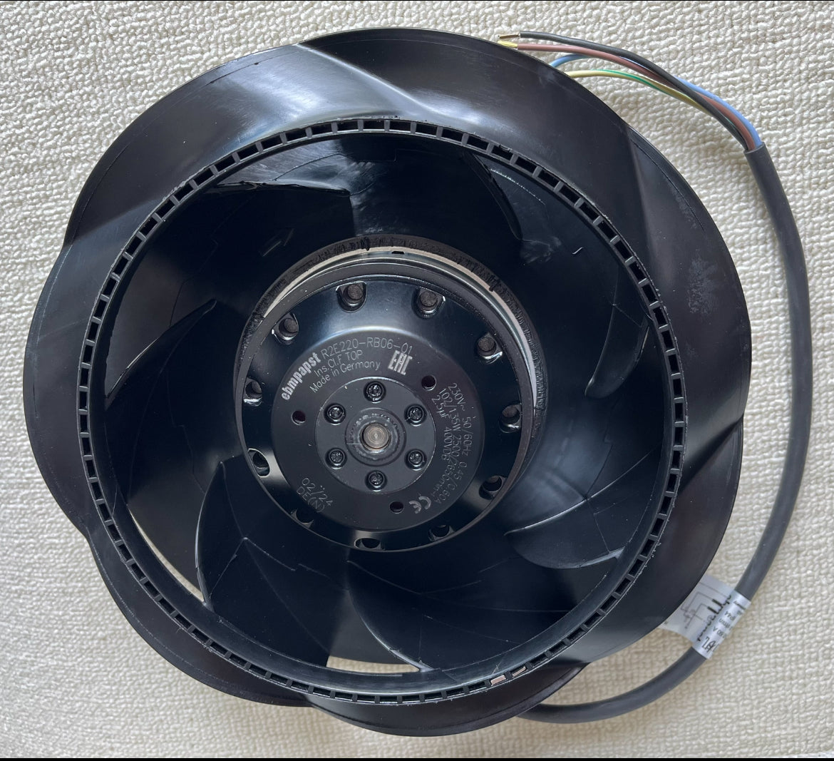 R2E220-RB06-01 ebm-papst MOTORIZED IMPELLER