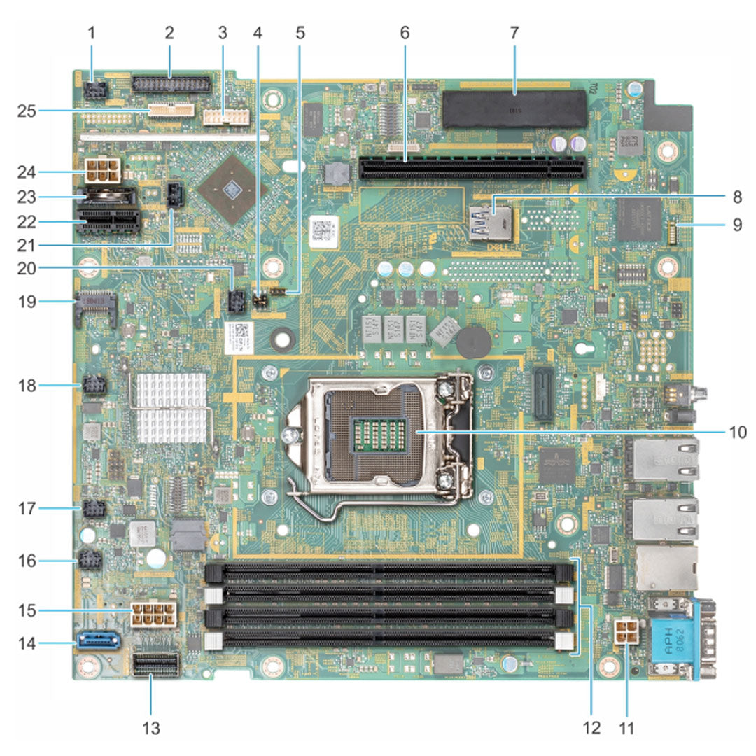 HWVFX — System Board Motherboard | Dell PowerEdge R340
