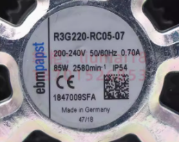 Ebm-papst R3G220-RC05-07 230V 85W FAN