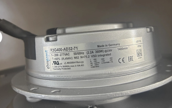 R3G400-AD27-61 ebm papst centrifugal fan