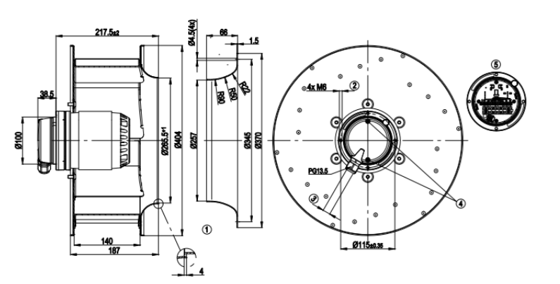 R4D400-AB04-05 ebm papst centrifugal fan