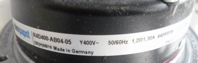 R4D400-AB04-05 ebm papst centrifugal fan