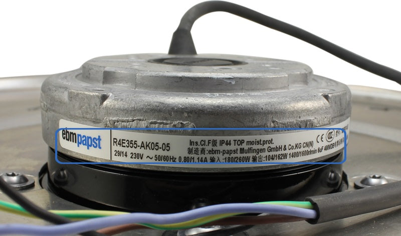 R4E355-AK05-05 ebm papst centrifugal fan