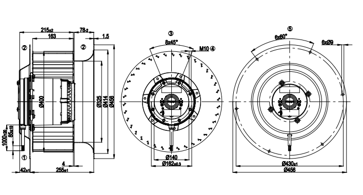 R6D400-CM05-01 ebm papst centrifugal fan