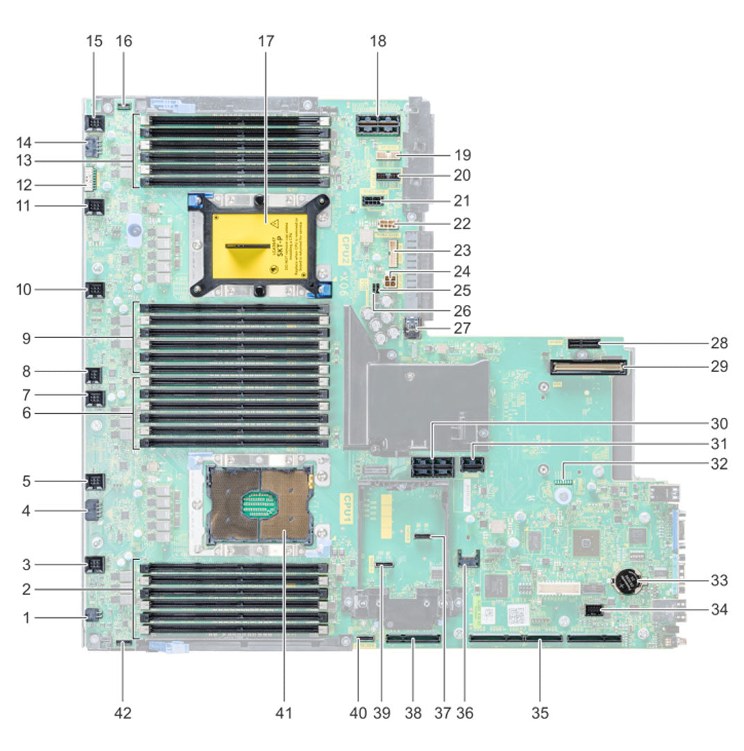 YNX56 — System Board Motherboard | Dell PowerEdge R740