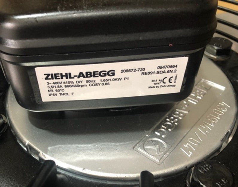 RE091-SDA.6N.2 ZIEHL-ABEGG Axial Fan