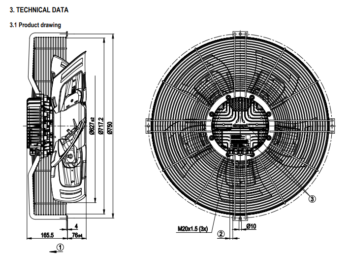S3G630-AS21-01 ebm papst fan
