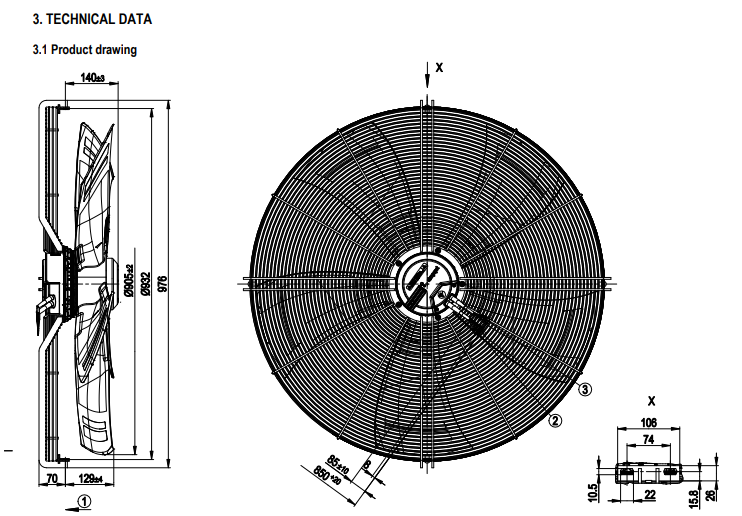 S3G910-BO83-01 ebm papst fan
