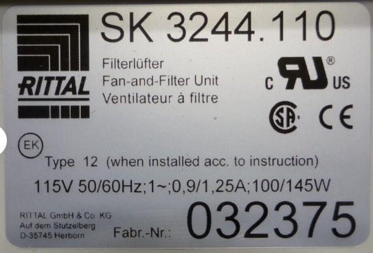 ebmpapst SK3244.100 Cabinet Fan