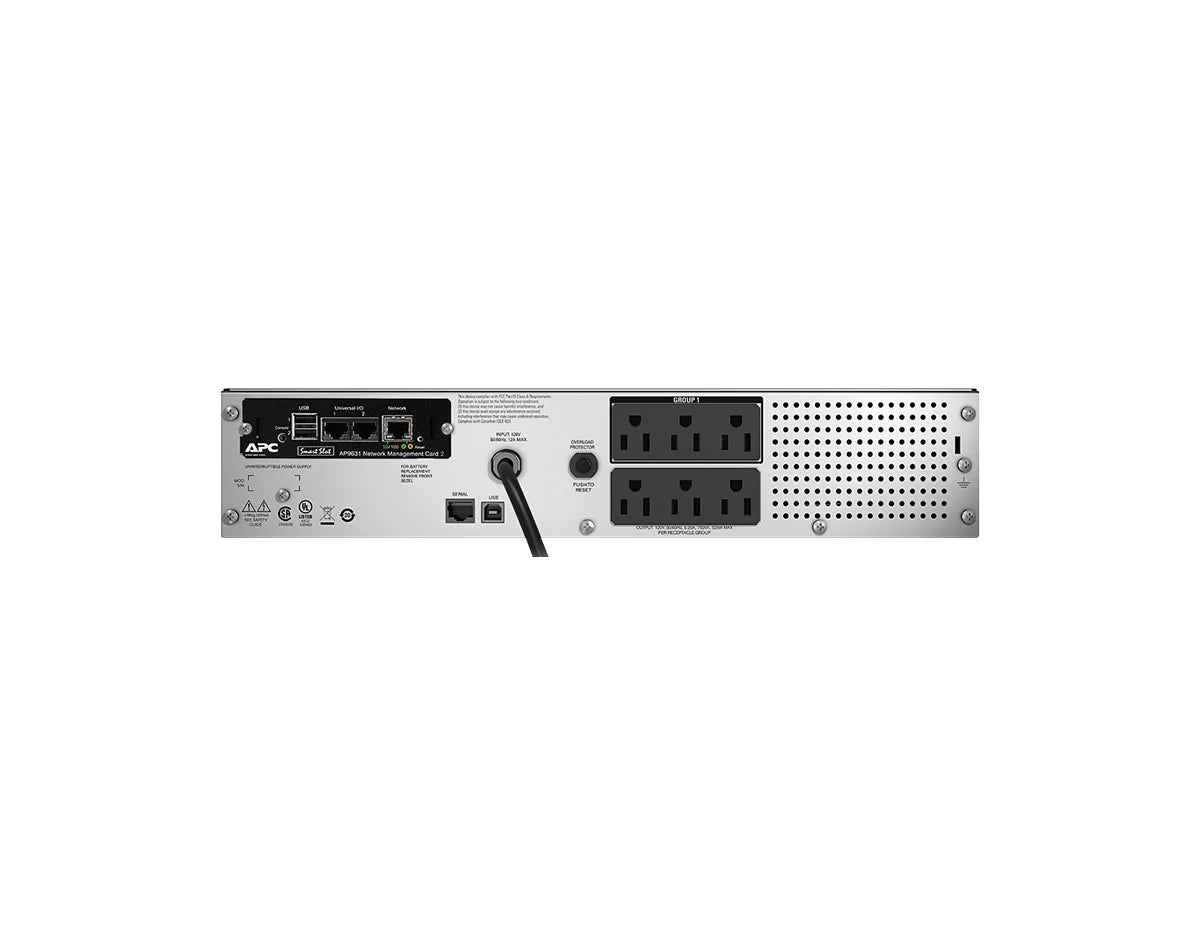 APC SMT750RM2UCNC - Smart-UPS 750VA Line-Interactive 2U Rackmount UPS