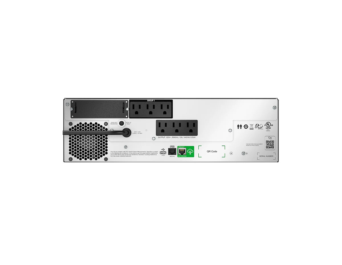 APC SMTL1500RM3UC - Smart-UPS 1500VA Lithium-Ion 3U Rackmount