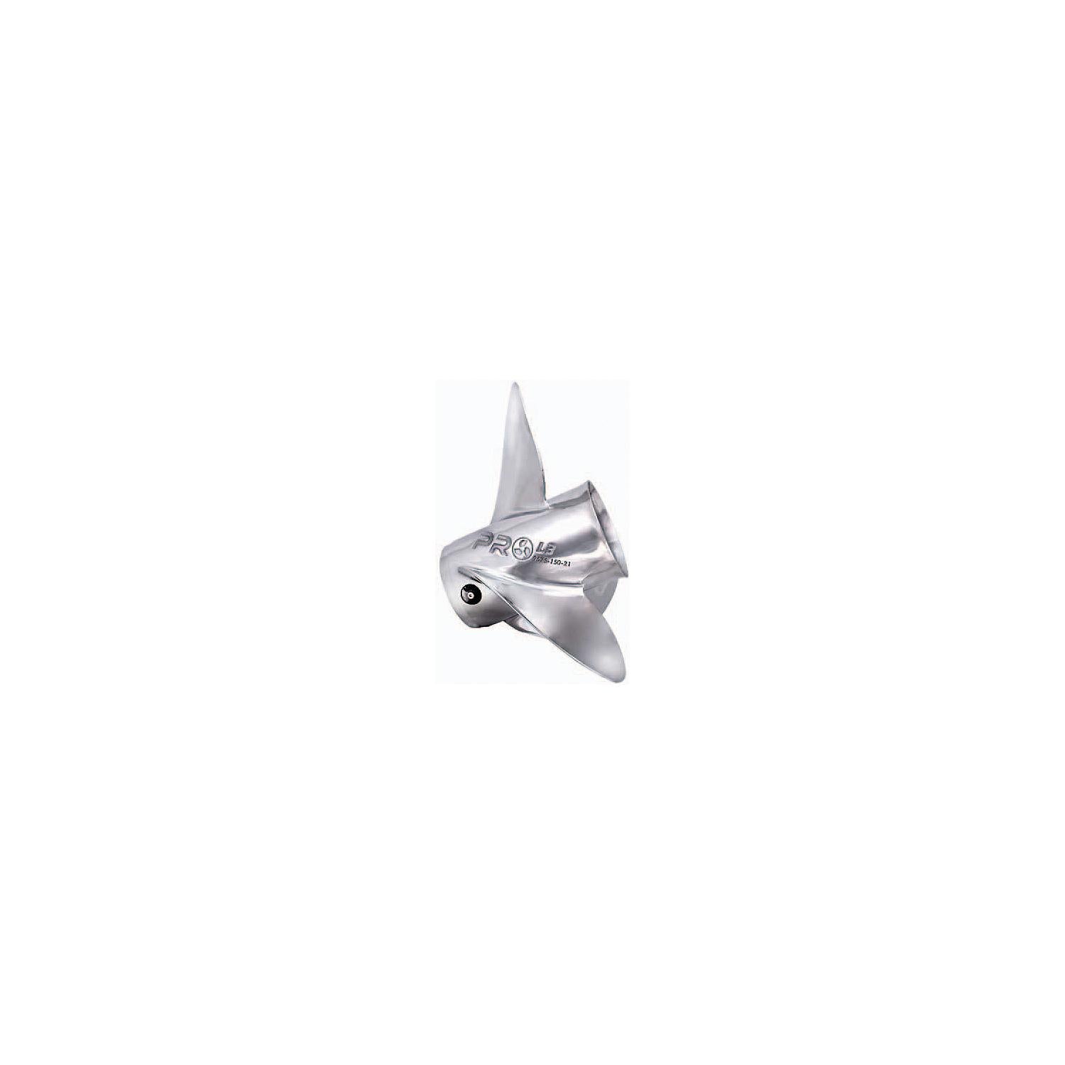Solas Propeller 9575-150-21 Solas Pro L3 SS Interchangeable Hub Propeller, RH 15 x 21, Type E