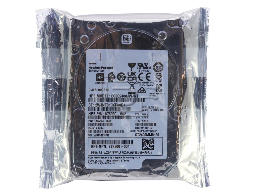Seagate ST2400MM0129 / HPE 876939-002 2.4TB SAS HDD