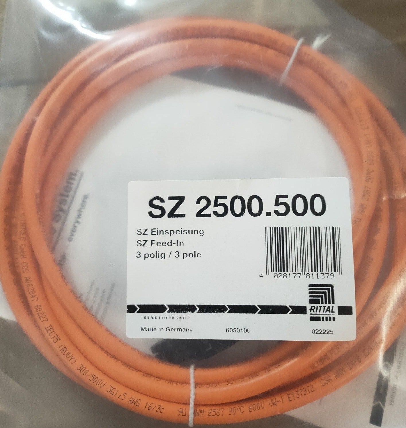 RITTAL SZ2500.500 Connection cable