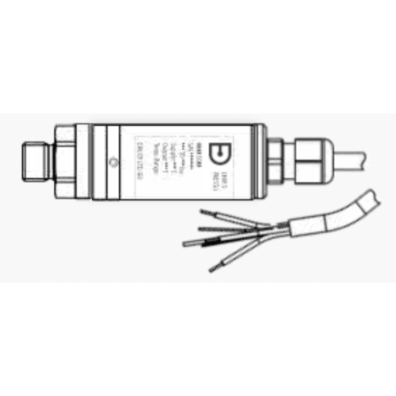 Druck - UNIK5000H (501X) Hydrogen Focused Pressure Sensor (Cable Gland)