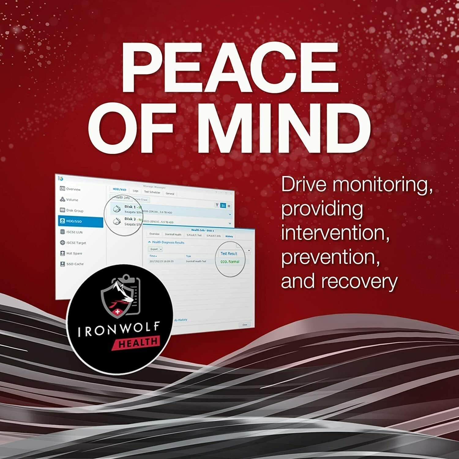 Seagate IronWolf 9.8TB Internal 7200RPM 3.5" (ST10000VN0004) NAS 763649117972-FoxTI