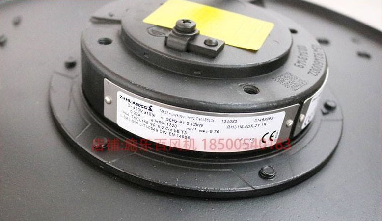 Brand new RH31M-4DK.2Y.1R ZIEHL-ABEGG centrifugal fan 3-400V 50HZ