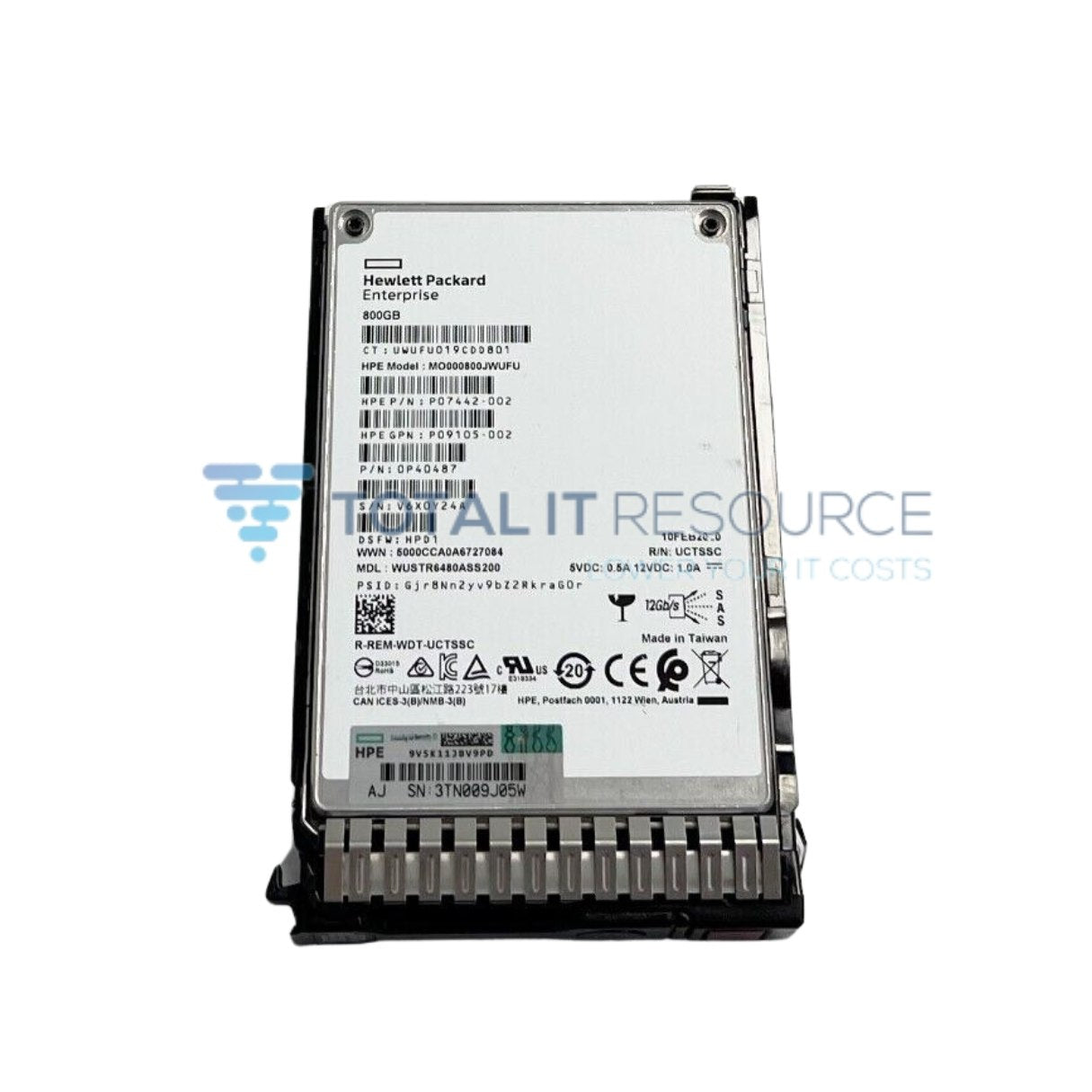 P04529-B21 HPE 800GB SAS 12G Mixed Use LFF (3.5in SC SSD