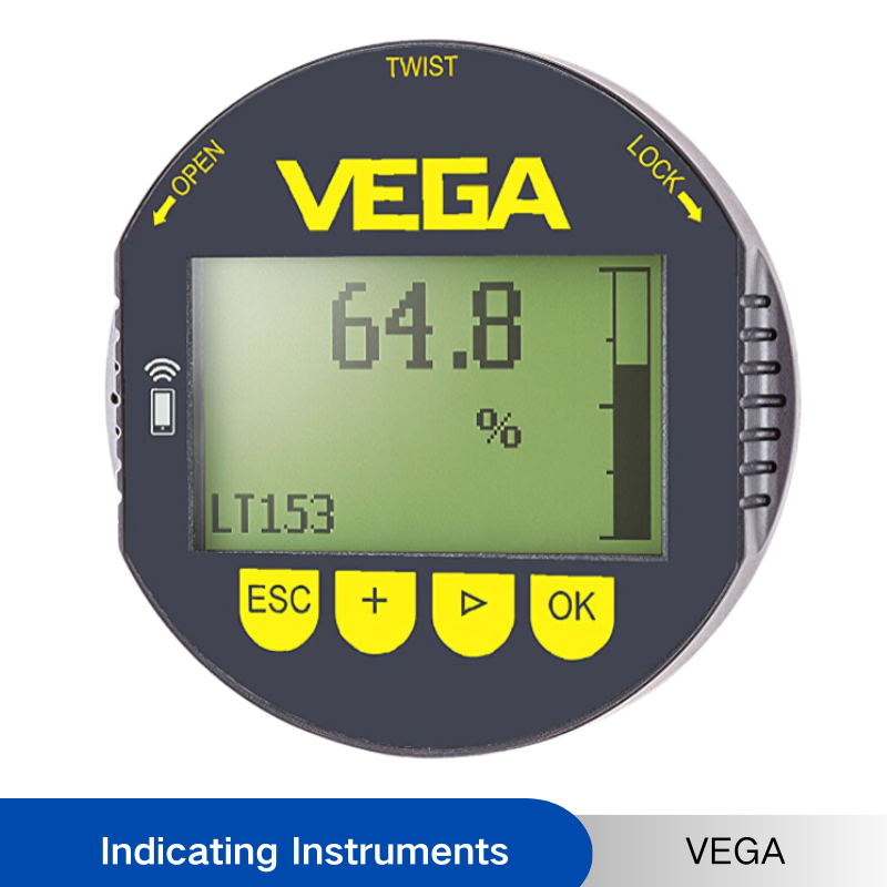 VEGA PLICSCOM Pluggable display and adjustment module Indicating Instruments