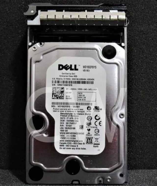 50XV4 050XV4 Dell 1TB 7200RPM 3Gbps 3.5" SATA SERVER HDD Hard Drive W/R Tray