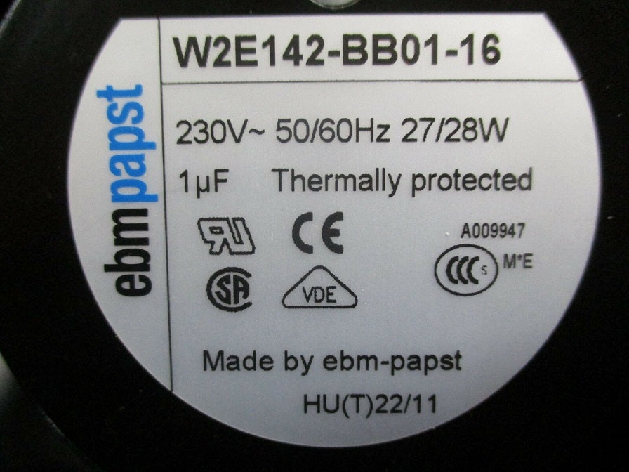 W2E142-BB01-16 Ebm-Papst Fans