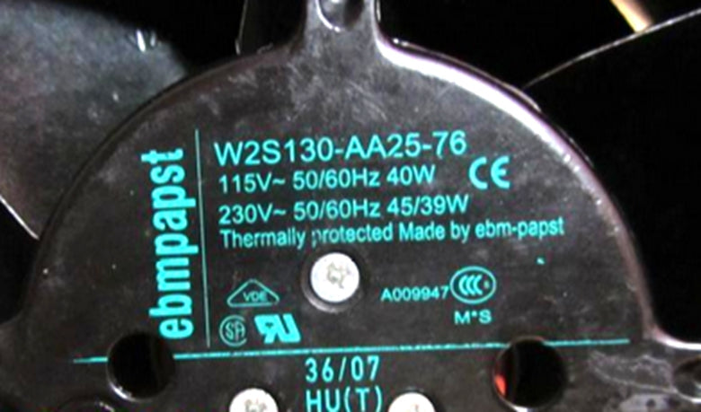 W2S130-AA25-76 Ebm-Papst Fan