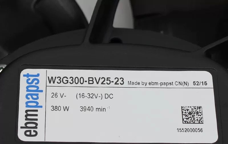 W3G300-BV25-23 replace W3G300-BV24-01 EBMpapst axial fan