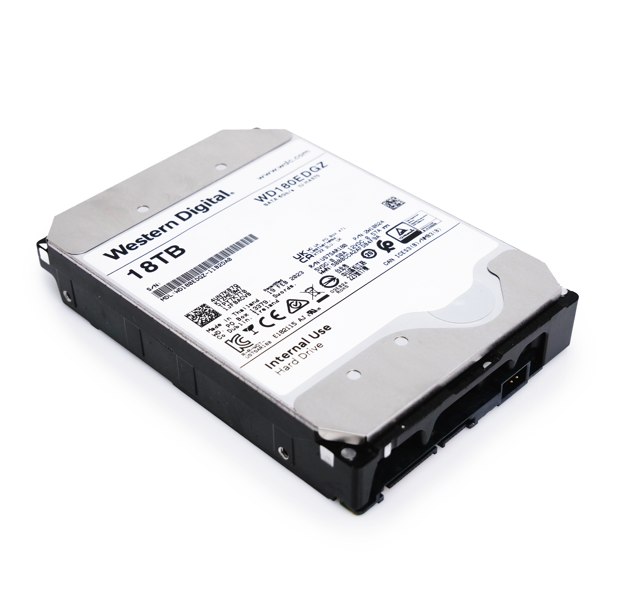 Western Digital WD180EDGZ-11B2DA0 18TB 7.2K RPM SATA 6Gb/s 512e 3.5in Refurbished HDD