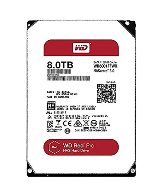 WD8001FFWX - Western Digital 8TB 7200RPM SATA 6Gb/s 3.5-in Hard Drive