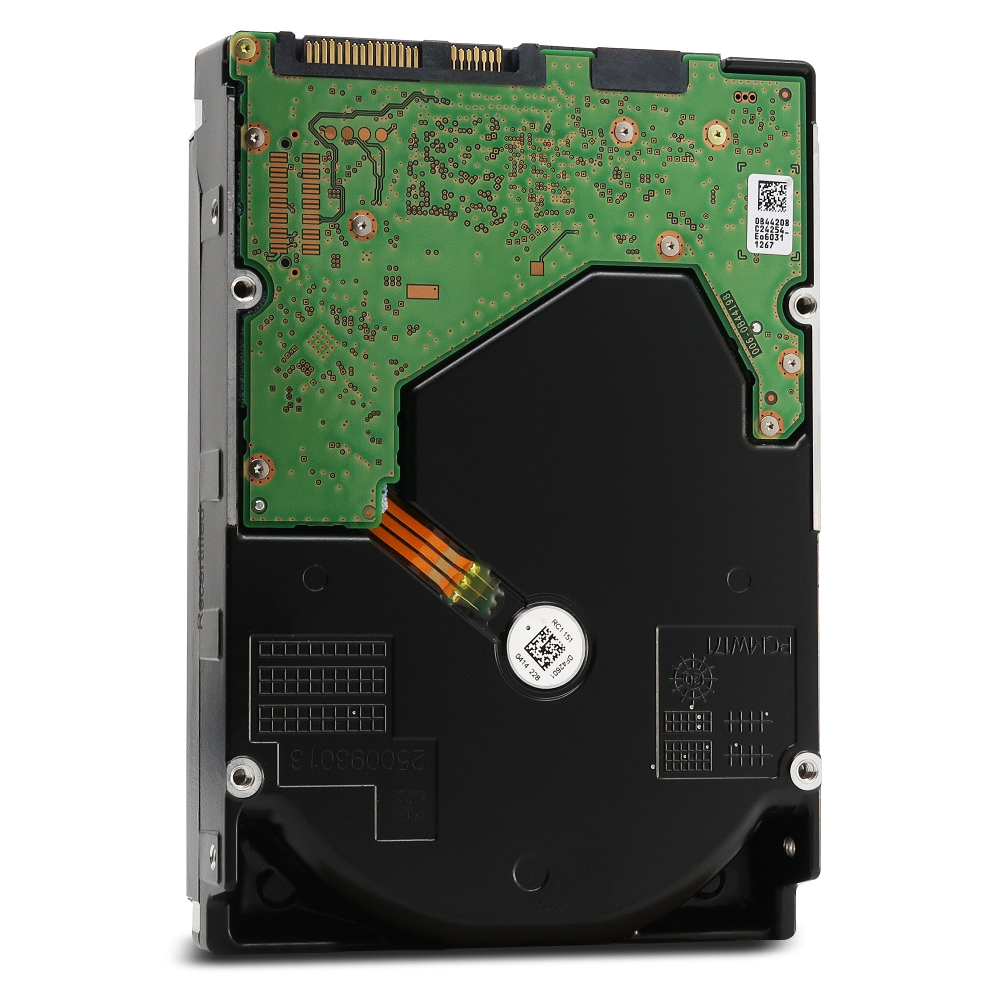 Western Digital Ultrastar DC HC550 WUH721818AL5204 0F38353 18TB 7.2K RPM SAS 12Gb/s 512e 3.5in Recertified Hard Drive Rear View