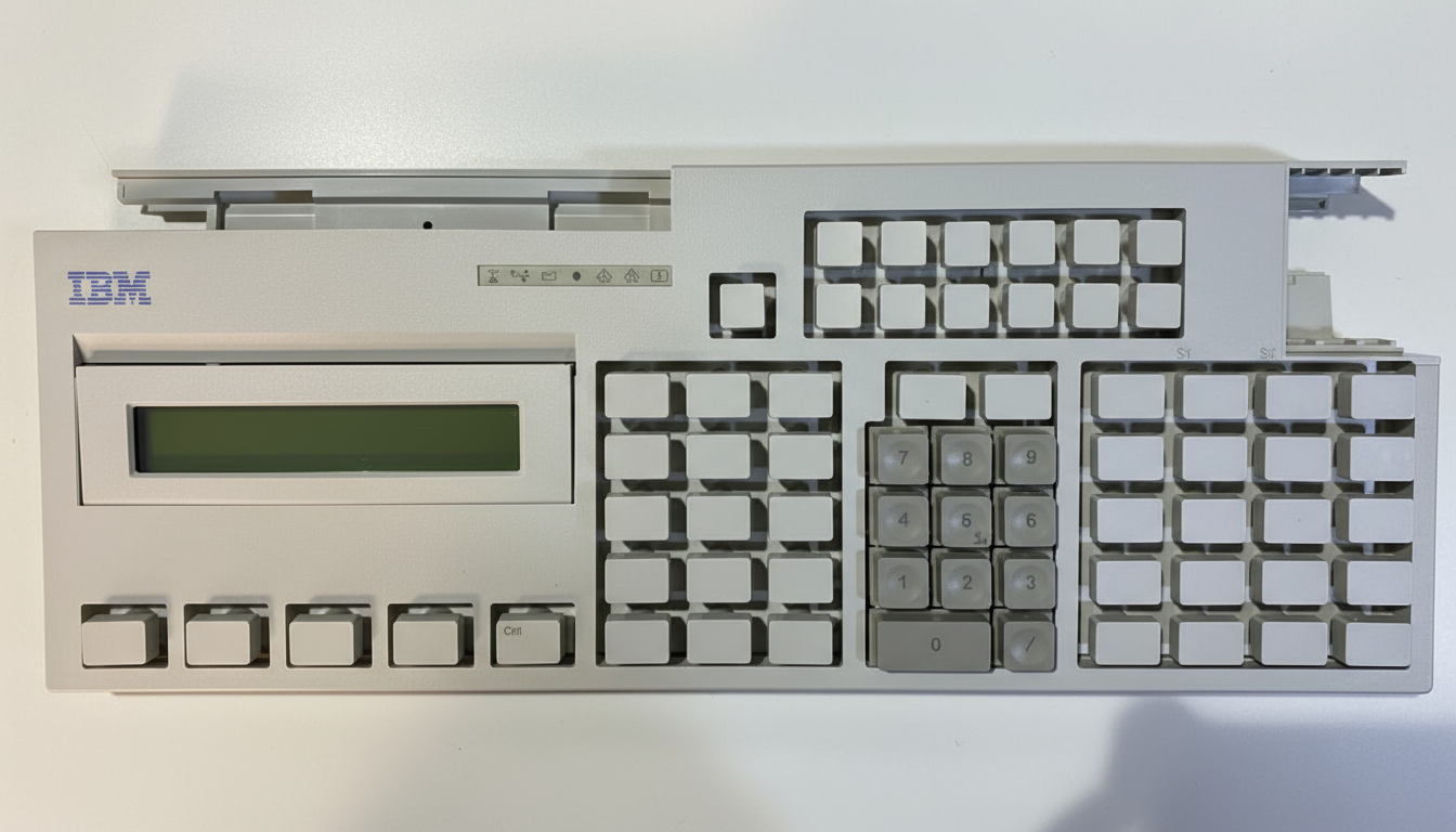 44T4152 IBM Keyboard LCD - 67 key - 65Y4094 Pearl